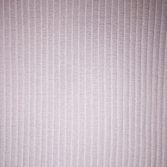 White Ribbed Top - Picture 3 of 4